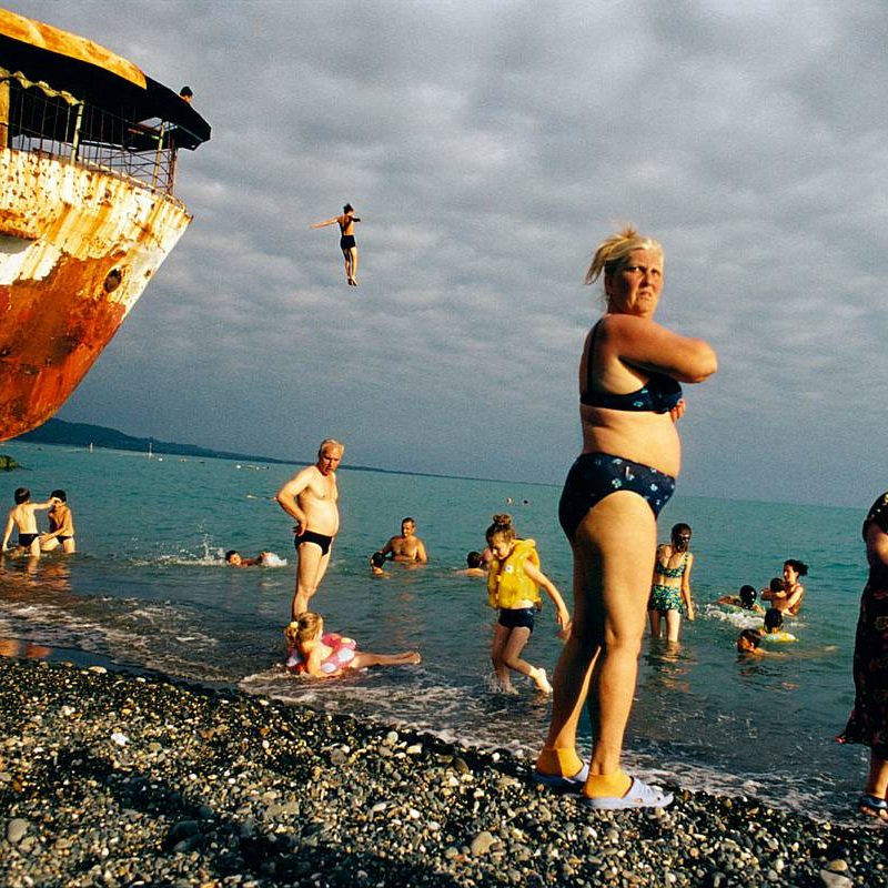 GEORGIA. Abkhazia. Sukhum. 2005. Although Abkhazia is isolated, half-abandoned and still suffering war wounds due to its unrecognized status, both locals and Russian tourists are drawn to the warm waters of the Black Sea. This unrecognized country, on a lush stretch of Black Sea coast, won its independence from the former Soviet republic of Georgia after a fierce war in 1993.